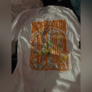 White Nickelodeon long sleeve tee
